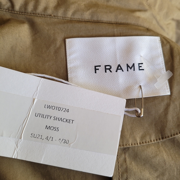 NWT Frame Khaki Trench Coat - Picture 4 of 4